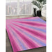 Machine Washable Transitional Violet Purple Rug in a Family Room, wshpat1602pur