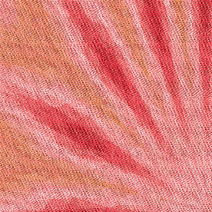 Round Machine Washable Transitional Fire Red Rug, wshpat1602rd