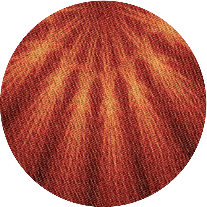 Square Machine Washable Transitional Orange Red Orange Rug in a Living Room, wshpat1603org