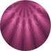 Square Machine Washable Transitional Neon Pink Rug in a Living Room, wshpat1603pur