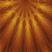 Round Machine Washable Transitional Neon Orange Rug, wshpat1603yw