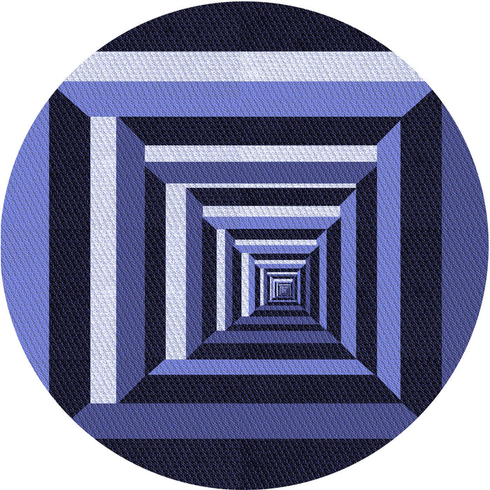 Square Machine Washable Transitional Night Blue Rug in a Living Room, wshpat1604blu
