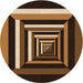 Square Machine Washable Transitional Black Brown Rug in a Living Room, wshpat1604org