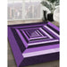Machine Washable Transitional Purple Rug in a Family Room, wshpat1604pur