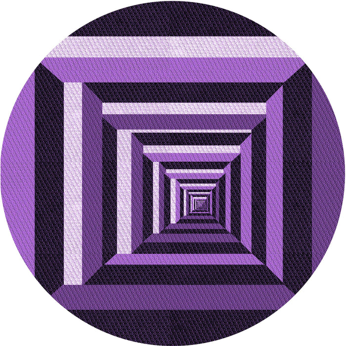 Square Machine Washable Transitional Purple Rug in a Living Room, wshpat1604pur