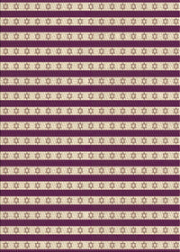 Machine Washable Transitional Dark Raspberry Purple Rug, wshpat1605brn