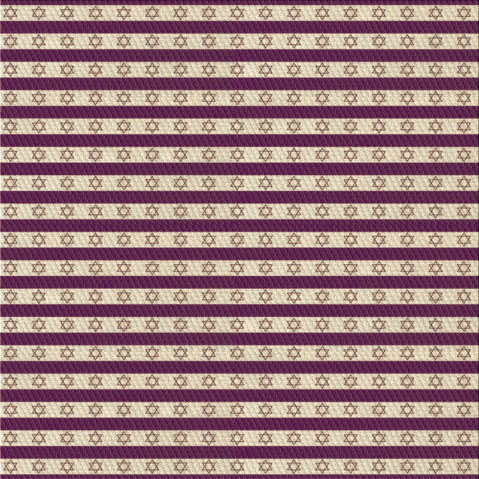 Round Patterned Dark Raspberry Purple Rug, pat1605brn