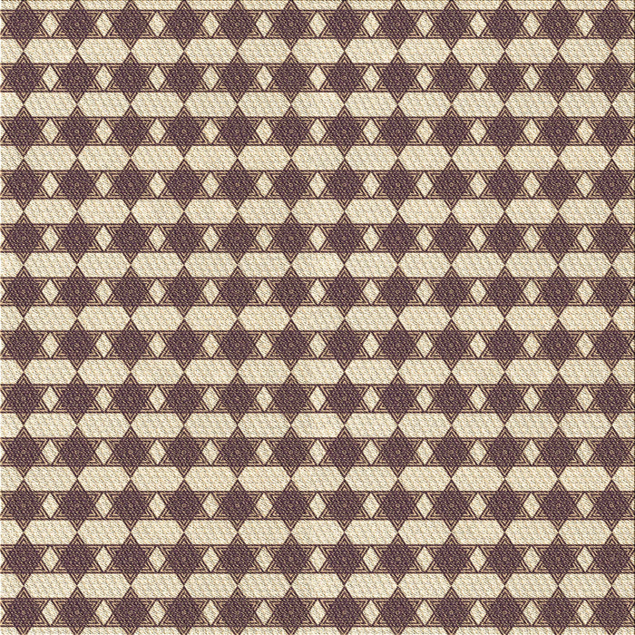 Round Patterned Chestnut Brown Rug, pat1606brn