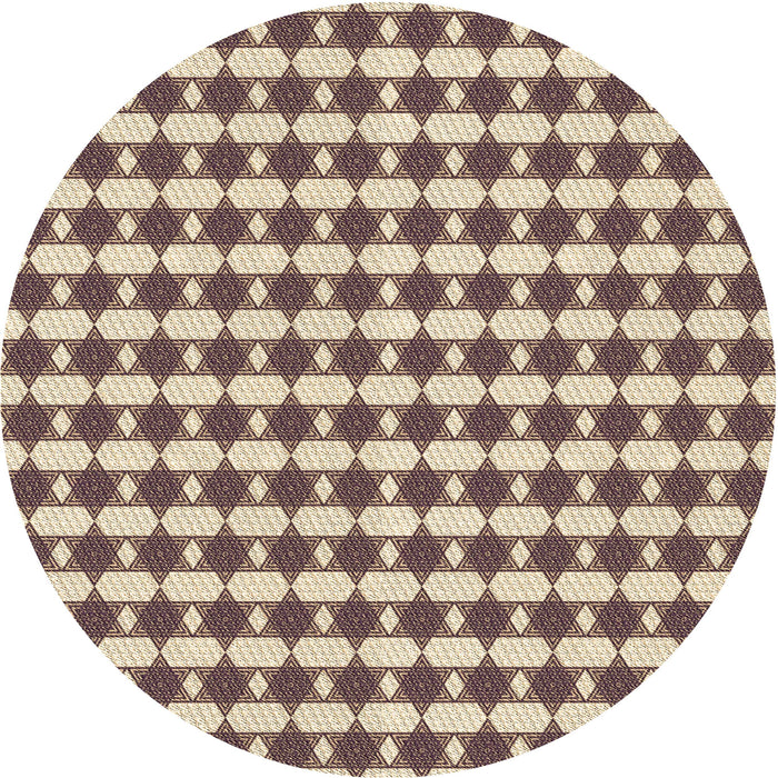 Square Machine Washable Transitional Chestnut Brown Rug in a Living Room, wshpat1606brn