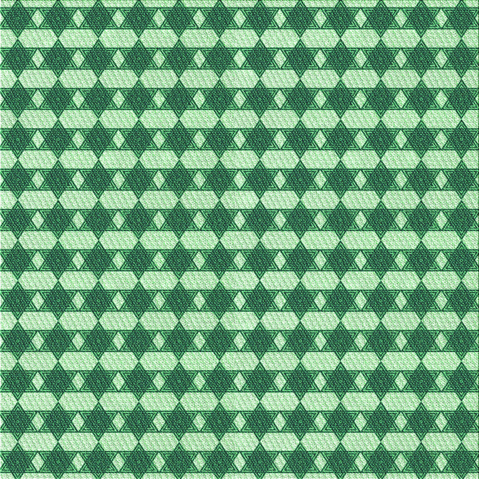 Round Patterned Green Rug, pat1606grn