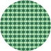 Square Patterned Green Rug, pat1606grn