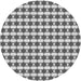 Square Patterned Gray Rug, pat1606gry