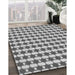 Machine Washable Transitional Grey Gray Rug in a Family Room, wshpat1606gry