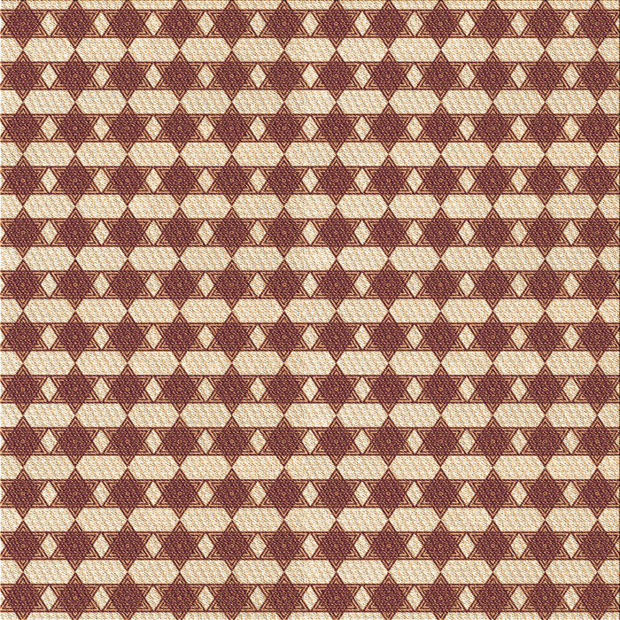 Round Patterned Pastel Orange Rug, pat1606org