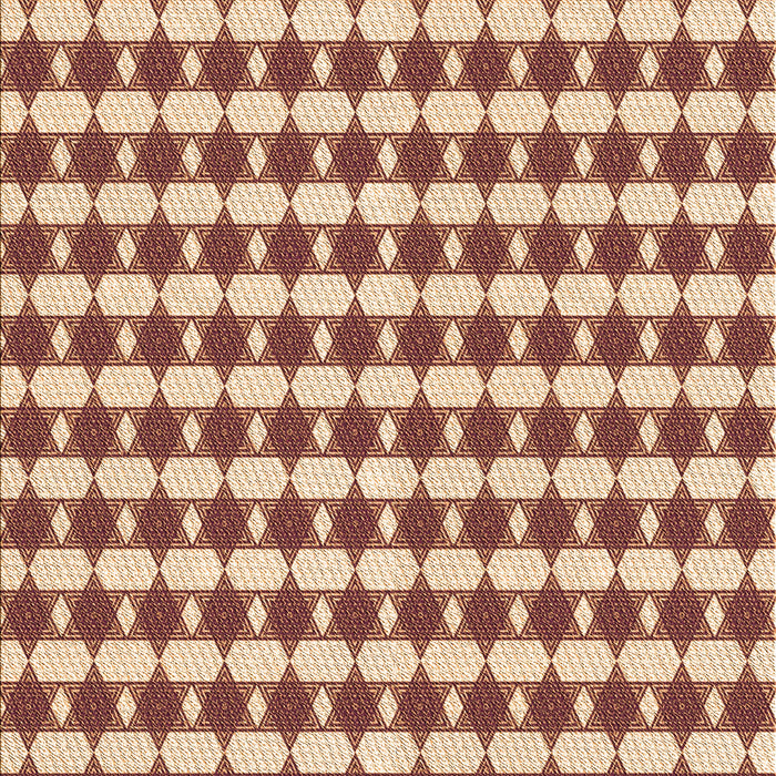 Patterned Pastel Orange Rug, pat1606org