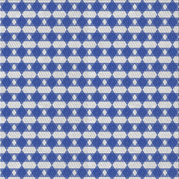 Square Patterned Pastel Light Blue Novelty Rug, pat1606