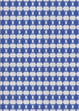 Patterned Pastel Light Blue Novelty Rug, pat1606