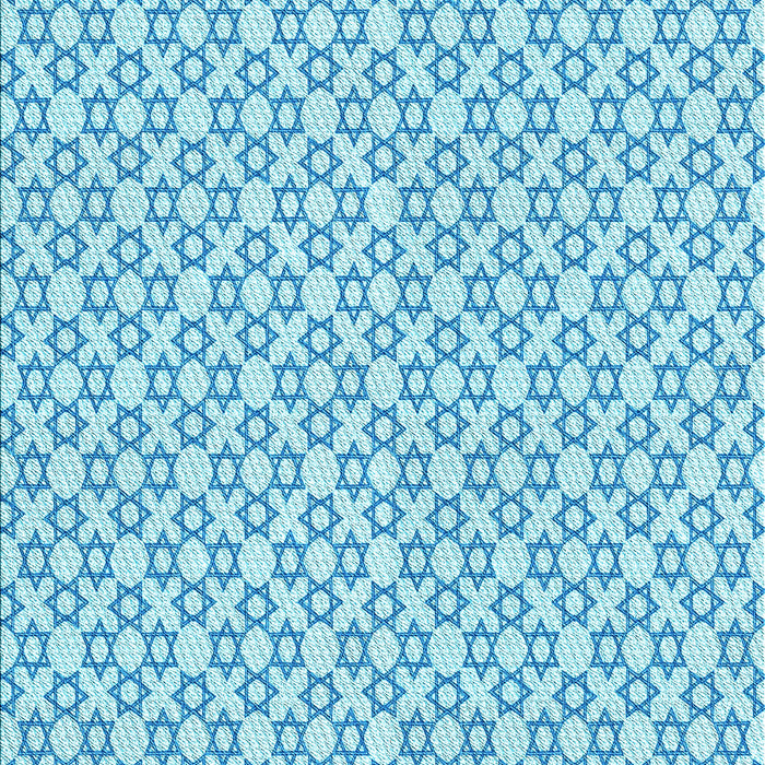 Patterned Blue Rug, pat1607lblu