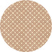 Square Patterned Golden Blonde Gold Rug, pat1607org