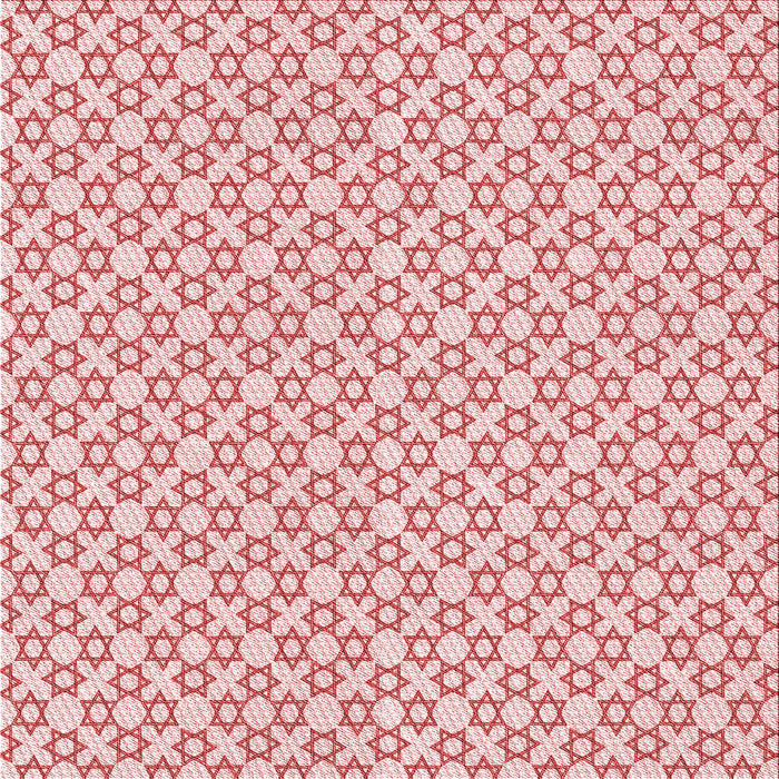 Round Machine Washable Transitional Red Rug, wshpat1607rd