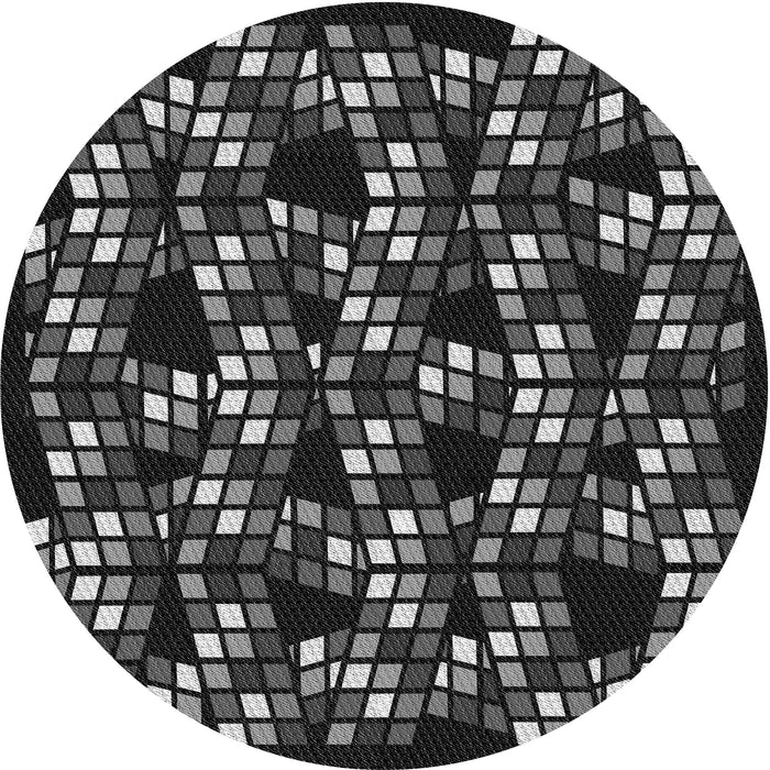 Square Machine Washable Transitional Gray Rug in a Living Room, wshpat1608gry