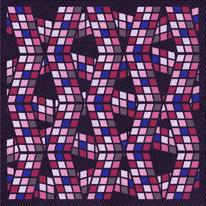 Round Machine Washable Transitional Dark Purple Rug, wshpat1608pur