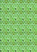 Machine Washable Transitional Dark Lime Green Rug, wshpat1609grn