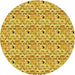 Square Machine Washable Transitional Bright Gold Yellow Rug in a Living Room, wshpat1609yw