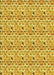 Machine Washable Transitional Bright Gold Yellow Rug, wshpat1609yw