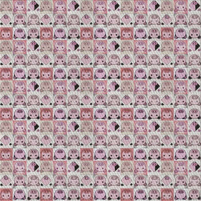 Square Patterned Mauve Taupe Purple Novelty Rug, pat1609