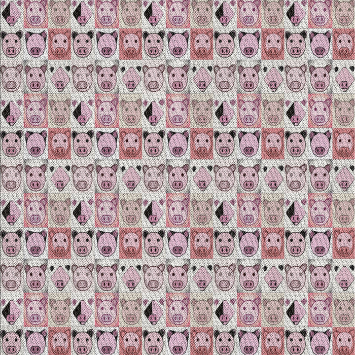 Patterned Mauve Taupe Purple Novelty Rug, pat1609