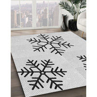 Patterned Off-White Novelty Rug, pat160
