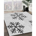 Machine Washable Transitional White Smoke Rug in a Family Room, wshpat160