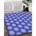 Machine Washable Transitional Purple Mimosa Purple Rug in a Family Room, wshpat1610blu