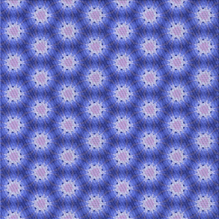 Round Patterned Purple Mimosa Purple Rug, pat1610blu