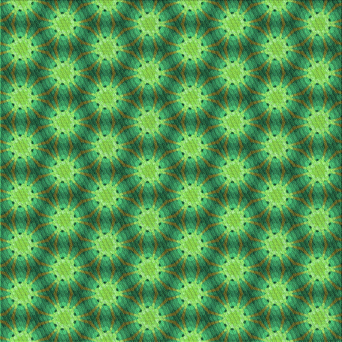 Round Patterned Forest Green Rug, pat1610grn