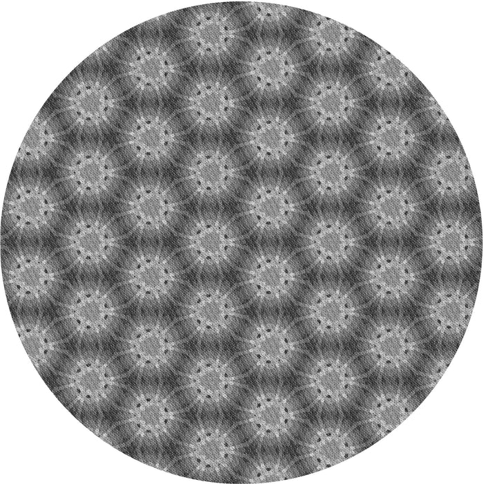 Square Patterned Gray Rug, pat1610gry