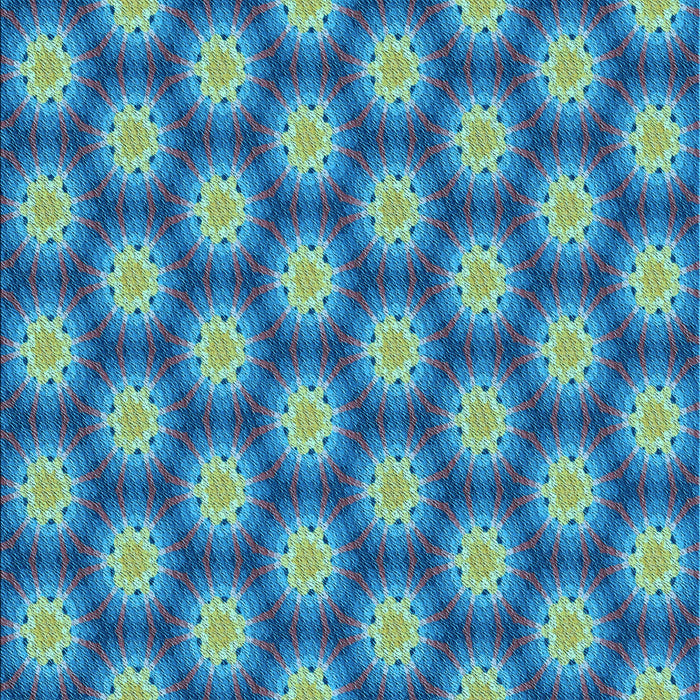 Patterned Medium Turquoise Green Rug, pat1610lblu
