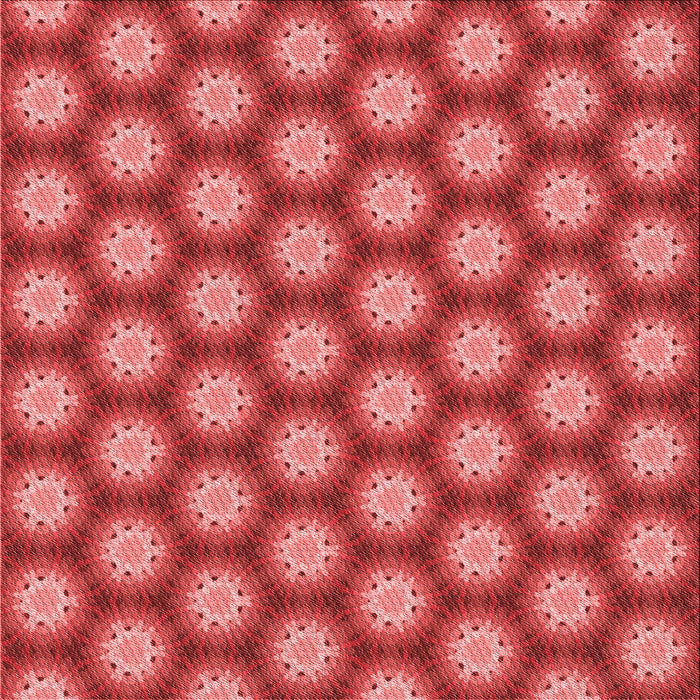 Round Patterned Red Rug, pat1610rd