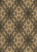 Machine Washable Transitional Bronze Brown Rug, wshpat1611brn