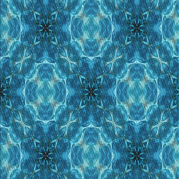 Machine Washable Transitional Blue Rug, wshpat1611lblu