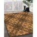 Machine Washable Transitional Orange Rug in a Family Room, wshpat1611org