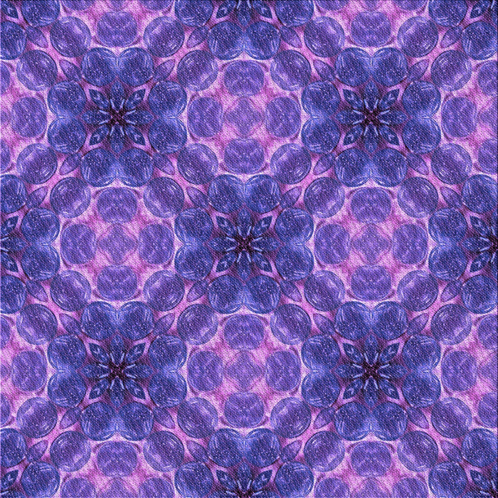 Round Machine Washable Transitional Amethyst Purple Rug, wshpat1611pur