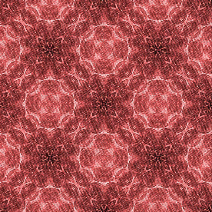Round Patterned Red Rug, pat1611rd