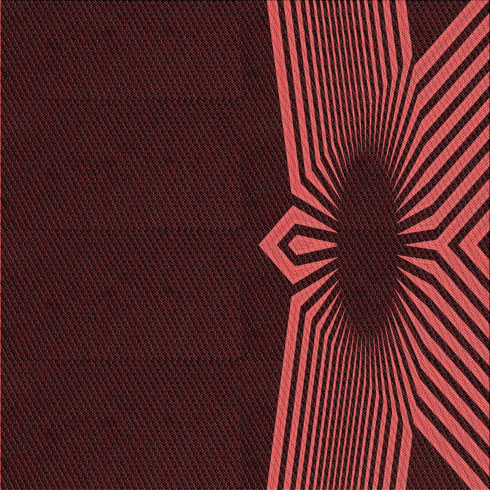 Round Machine Washable Transitional Chocolate Brown Rug, wshpat1612rd