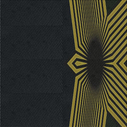 Sideview of Machine Washable Transitional Black Rug, wshpat1612