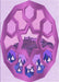 Patterned Pastel Purple Pink Rug, pat1613pur