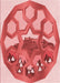 Patterned Pastel Pink Rug, pat1613rd
