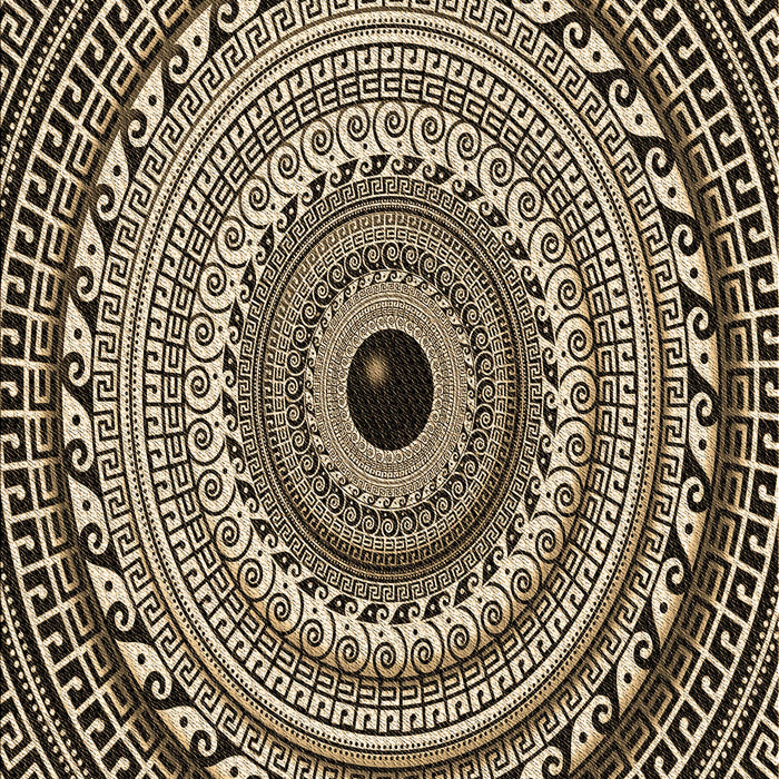 Machine Washable Transitional Midnight Gray Rug, wshpat1614brn