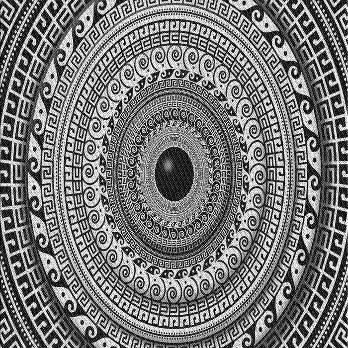 Machine Washable Transitional Charcoal Black Rug, wshpat1614gry